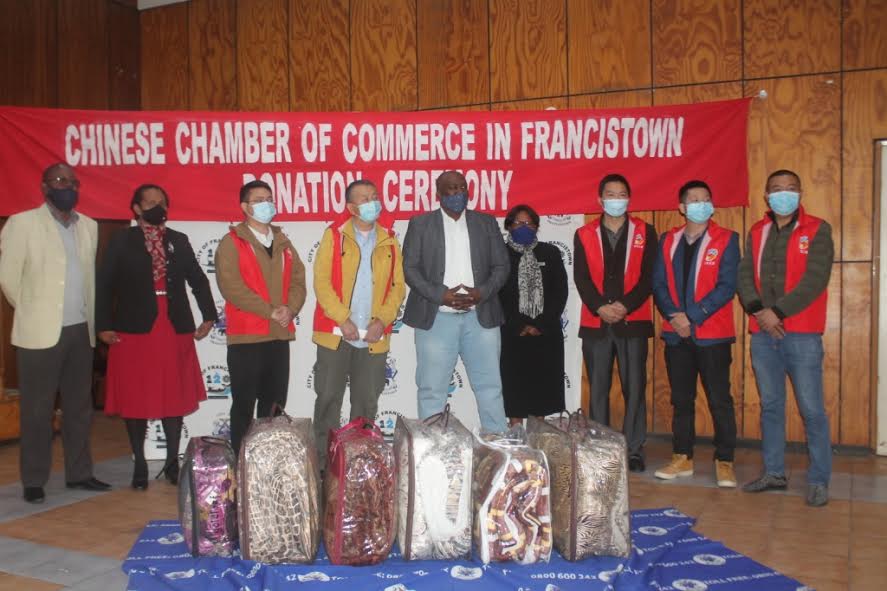 Chinese business community in Botswana donates 420 blankets to the needy