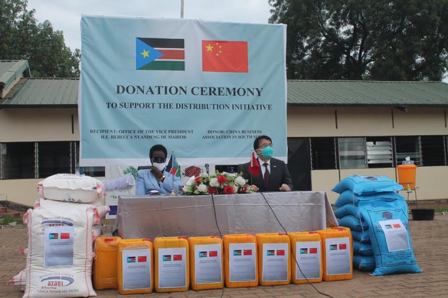 Chinese enterprises in South Sudan provide aid for COVID-19 response