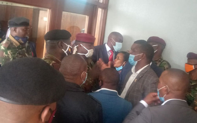 Chaos at City Hall as Elachi locks self in her office with MCAs at the door