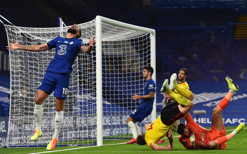 Chelsea win holds off rampant Man Utd in race for Premier League top four