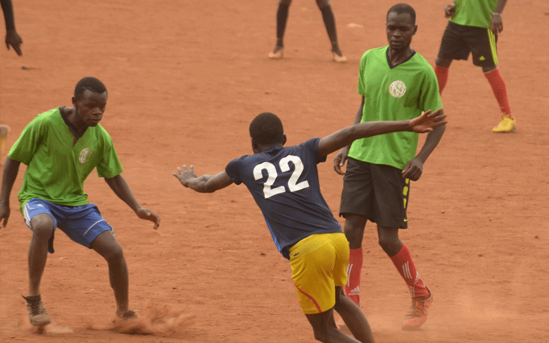 Despite ban on sport to tame virus, football continues in estates unabated