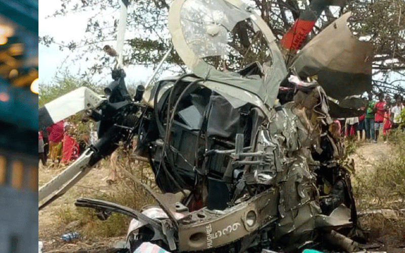 Two KDF officers killed in Machakos plane crash