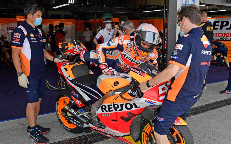 Marquez ‘fit to ride’ 48 hours  after arm surgery