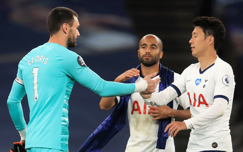 Team-mates Son, Lloris clash as their Tottenham beat visiting Everton