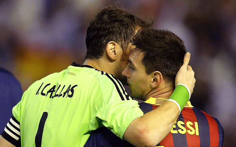 ‘You’re a spectacular goalkeeper, it was really hard to have you as an opponent’