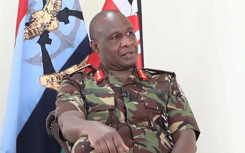 Gen Kibochi opens up on his personal, official military life