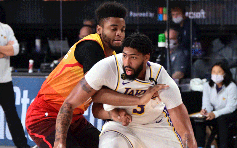 Davis masterclass display as Los Angeles sink Jazz to clinch top spot