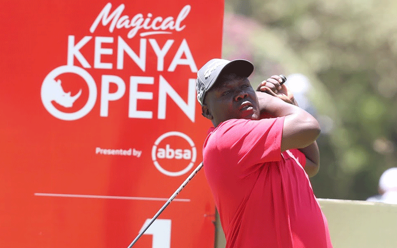 Golfer Dismas Indiza on his own as Kenya Open nears