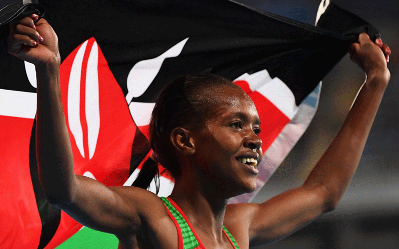 Olympic 1,500m champion Faith Kipyegon will compete in the 1,000m race in Monaco. PHOTO/World Athletics.