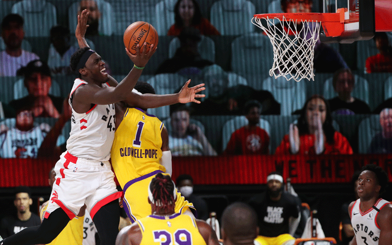 Lowry sparks Raptors over Lakers as NBA contenders duel
