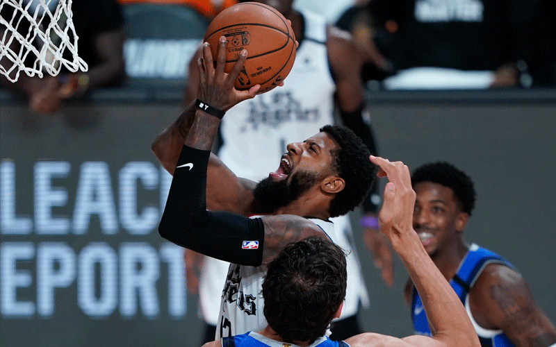 Clippers George overcomes struggles, Nuggets stay alive