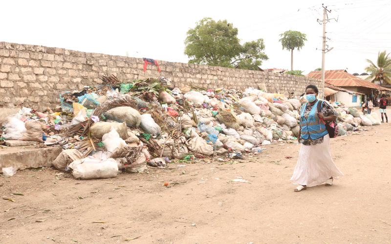 Heaps of garbage choke life out of Mombasa island