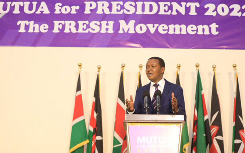 Mutua officially declares 2022 presidential bid, promises 5 million jobs