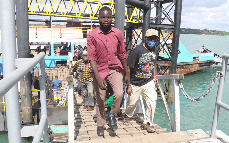 Relief as services resume at Mtongwe ferry, a year later