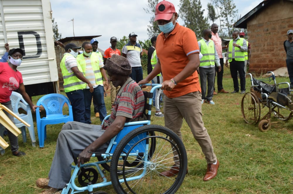 Thika MP donates equipment after a stand-off with Governor Nyoro