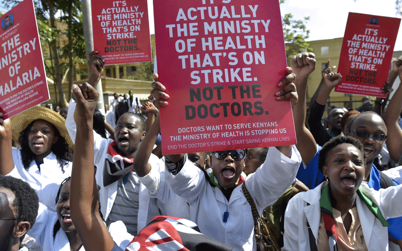 Doctors’ protest point to deeper economic malaise