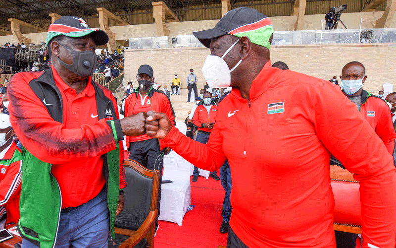 Ruto, Raila cheer on champions at Nyayo