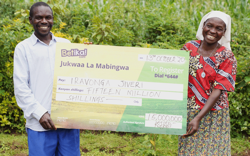 ‘Sukuma wiki’ vendor in Kapsabet wins Sh15m Betika midweek jackpot from Sh15 stake