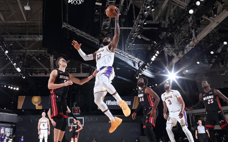 Lakers crush Heat to take NBA title