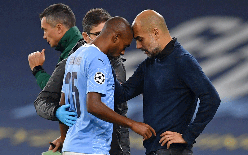 Injuries beginning to bite for Manchester City, admits Guardiola