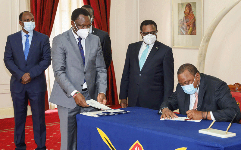 It’s relief for broke counties as Uhuru signs revenue bill