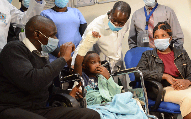 Kenyatta National Hospital  doctors reattach child’s arm