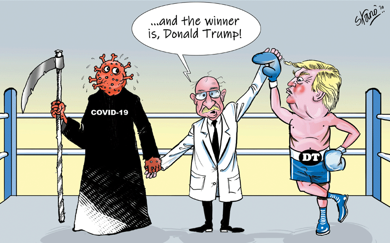 Trump proves killer Covid-19 is for the weak, experts say