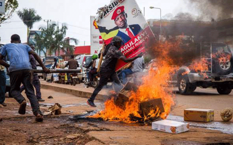 Ugandan protests death toll hits seven, US in peace push