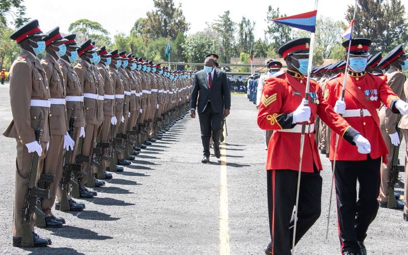 Uhuru urges military to focus training on emerging threats