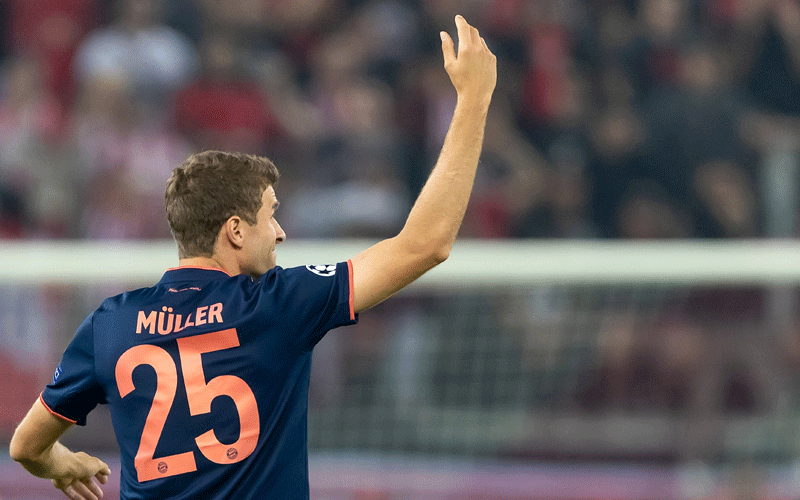 Bring  it on, says Thomas Mueller