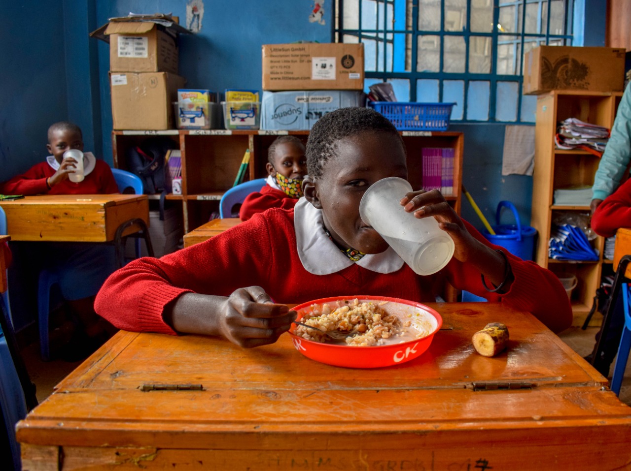 Kibera-based NGO offers free food to school-going children amid Covid-19 pandemic