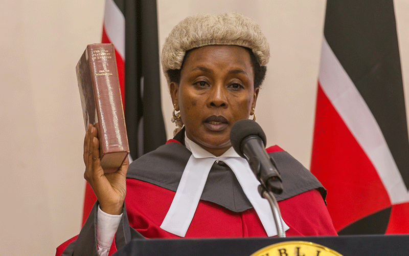 Mwilu in the eye of Judiciary storm over Chief Justice role