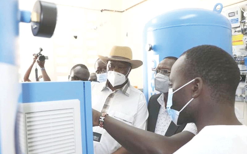 Boost as Ojaamong launches Sh15m Busia oxygen plant