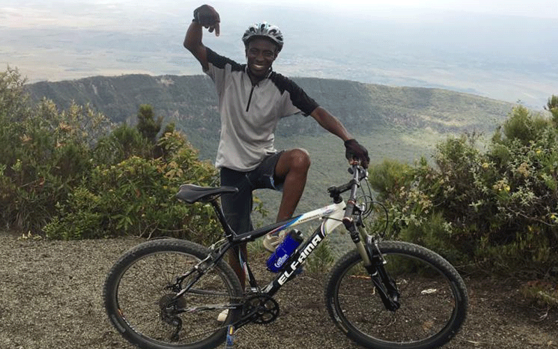 Mountain biker turned his passion into a job