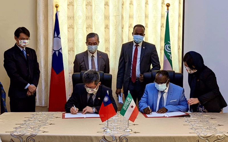 Taiwan, Somaliland have signed an agreement to improve healthcare