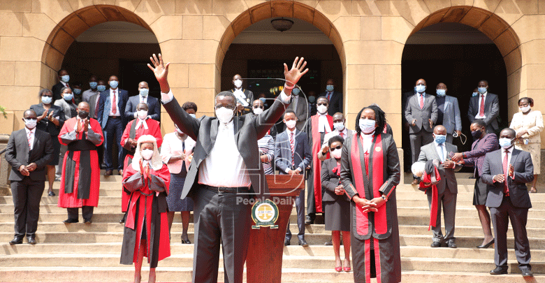 Kihara, Haji missing as CJ Maraga calls it a day