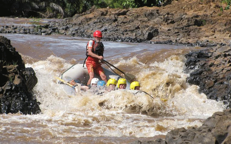 Adrenaline-packed rafting works up your appetite