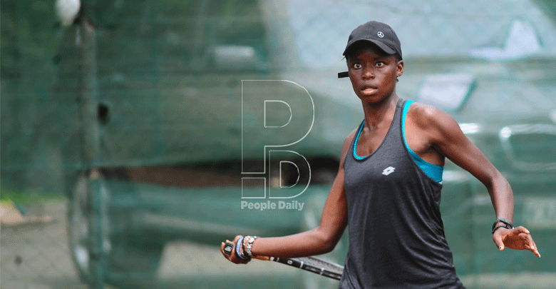 Two of a kind Teen tennis players Angela Okutoyi, her twin sister Roselida Asumwa