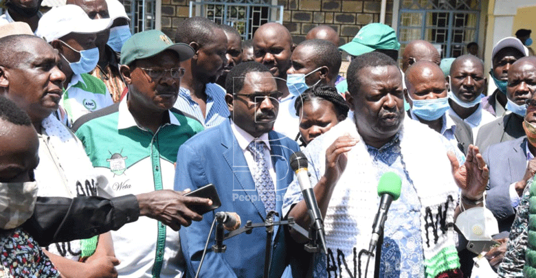 ANC, Wiper leaders hit back at Raila over endorsement