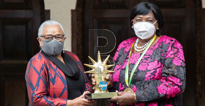 Former First Lady gets global award for promoting dialogue