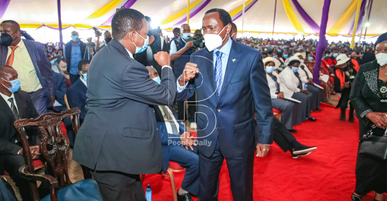 Kalonzo’s snide remark that got Muthama furious