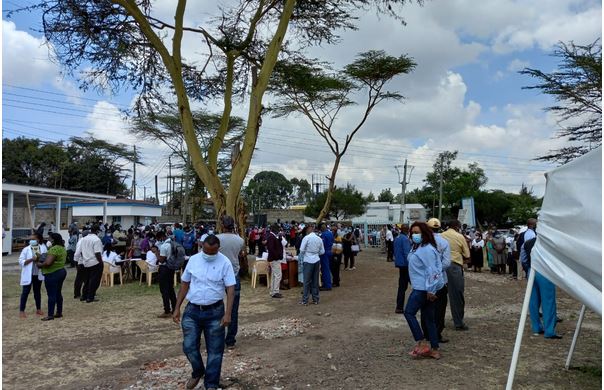 Hundreds of Nairobians wanting to be vaccinated turned away