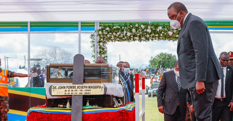 Uhuru eulogises Magufuli as a diligent leader