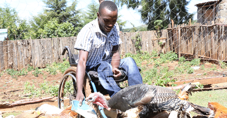 Tale of disabled Nakuru man who beat odds to eke a living