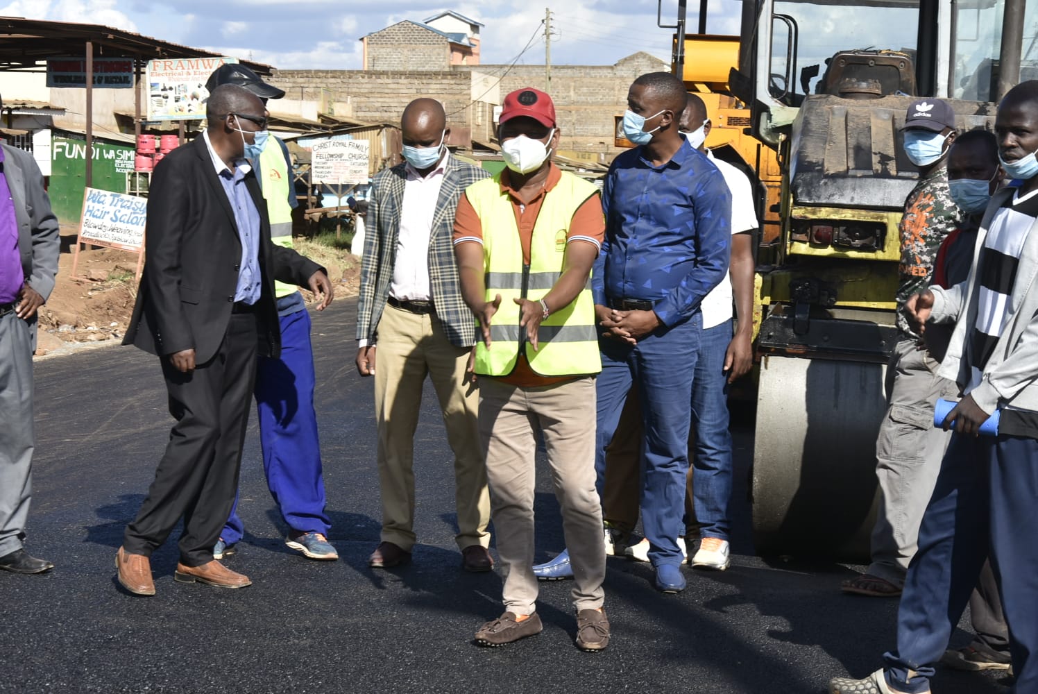 Relief for residents as government tarmacs roads in Thika