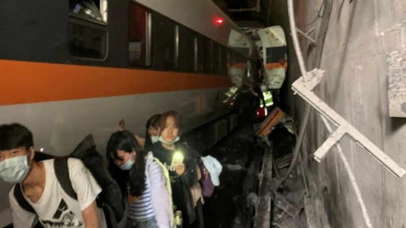 Taiwan: Dozens killed as train crashes and derails in tunnel