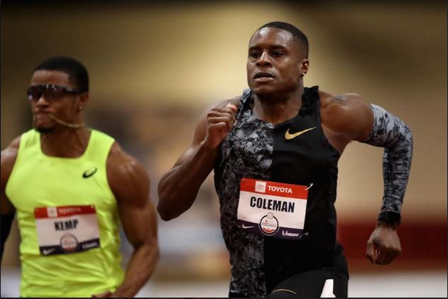 US sprinter Coleman’s suspension cut to 18 months