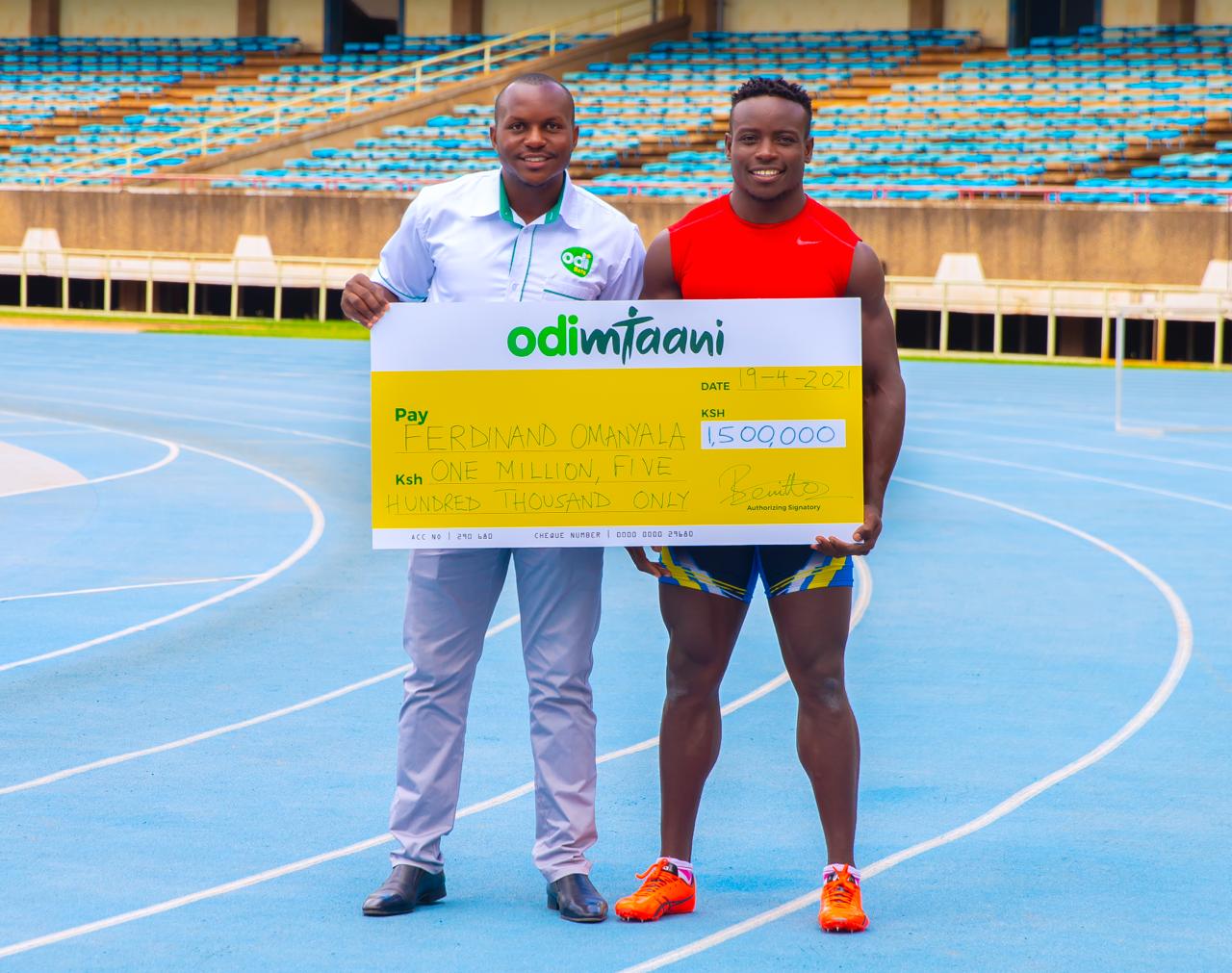 Ferdinand Omanyala’s Olympic dream receives boost as Odibets Intervenes