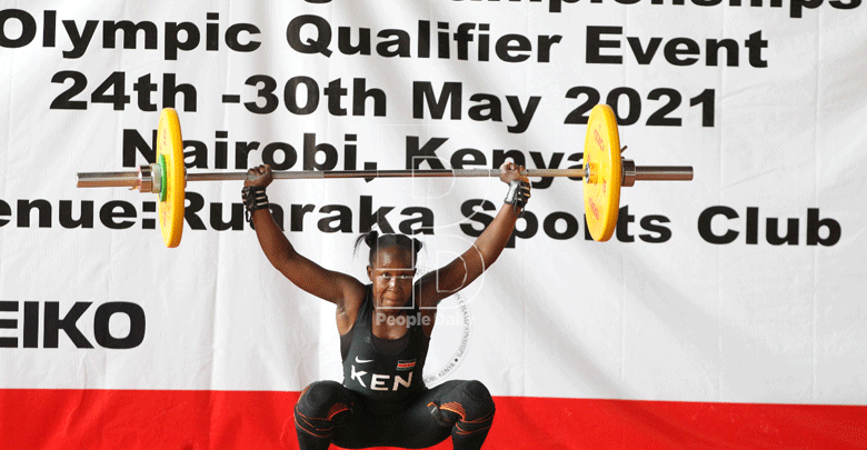 Wangeci bags bronze at Tokyo weightlifting qualifiers in Nairobi