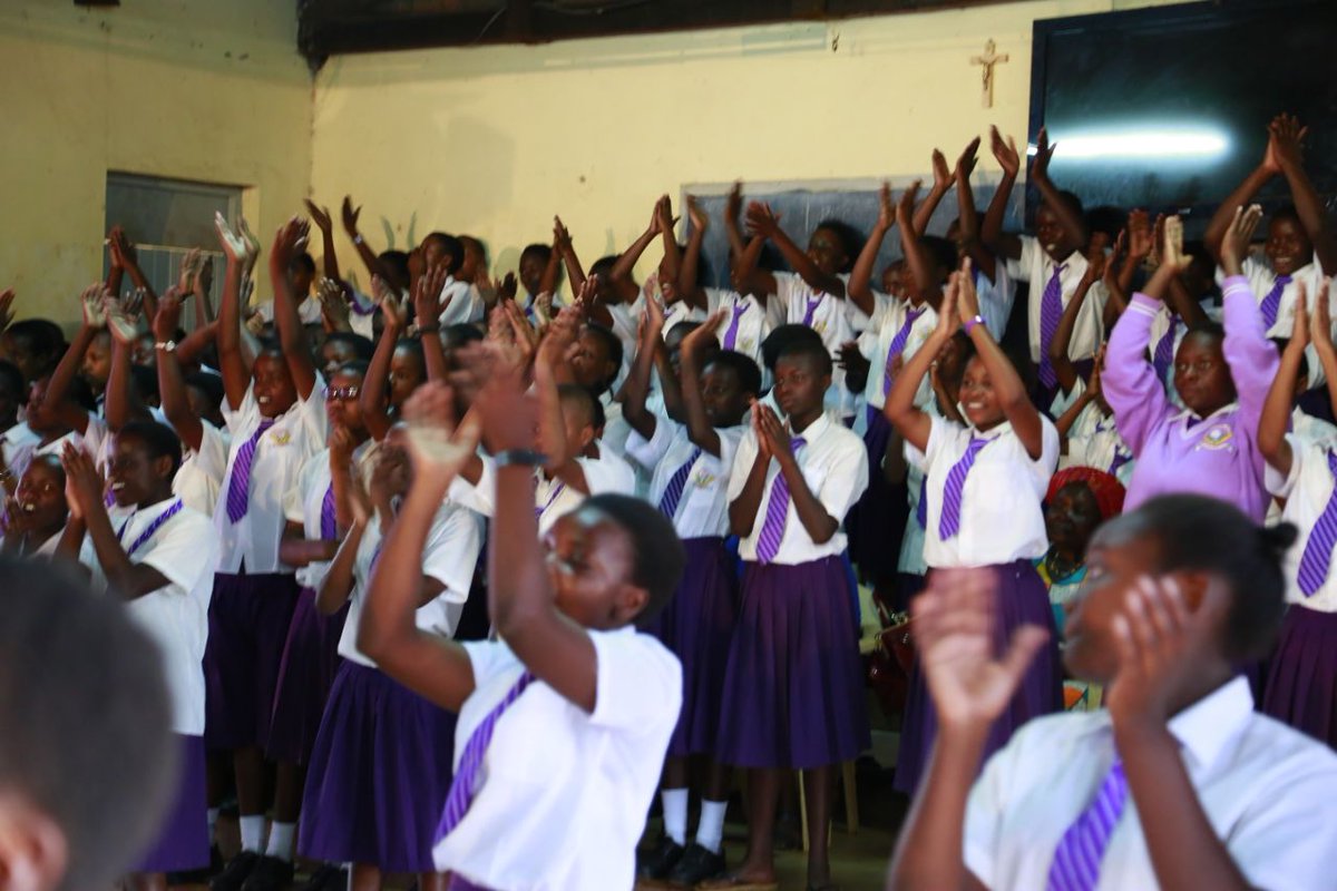 Celebrations at St Joseph Girls Kitale after being ranked most improved school